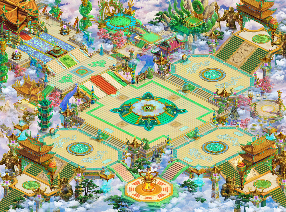 天宫之城全方会真彩3D地图超清传奇地图+工具202511167